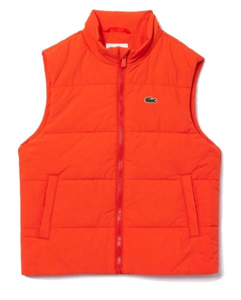 Fiú pulóver Lacoste Kids' Lacoste Taffeta Vest Jacket - orange
