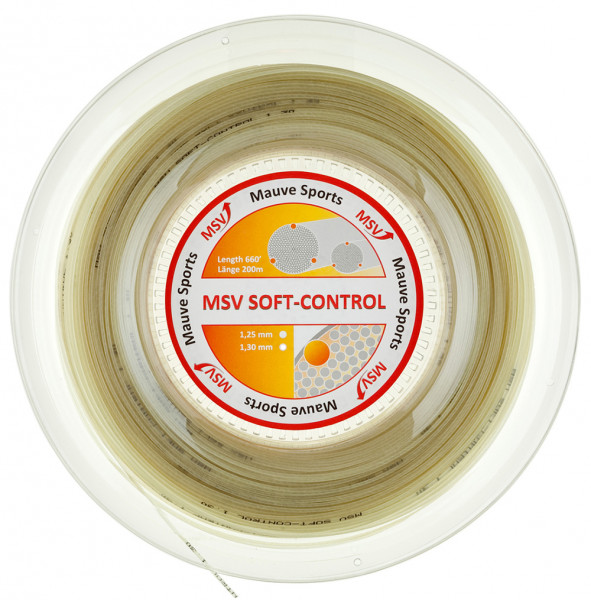 Tenisa stīgas MSV Soft Control (200 m) - natural