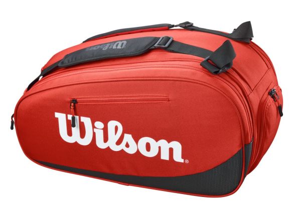 Padelio krepšys Wilson Tour Red Padel Bag - red