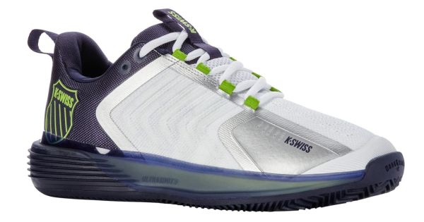 Chaussures de tennis pour hommes K-Swiss Ultrashot 3 HB - white/peacoat/lime green
