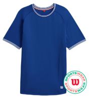 T-shirt pour hommes Wilson Court Performance Crew T-Shirt - Bleu