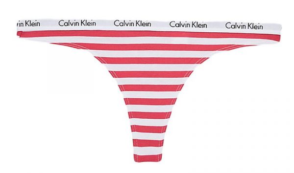 Women's panties Calvin Klein Thong 1P - rainer stripe/cut rose