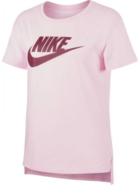  Nike G NSW Tee DPTL Basic Futura - pink foam/bordeaux