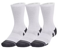 Zokni Under Armour Performance Tech Crew Socks 3-Pack - white/jet gray