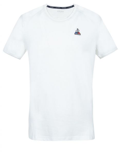 Herren Tennis-T-Shirt Le Coq Sportif Training Perf Tee SS No.1 M - new optical white