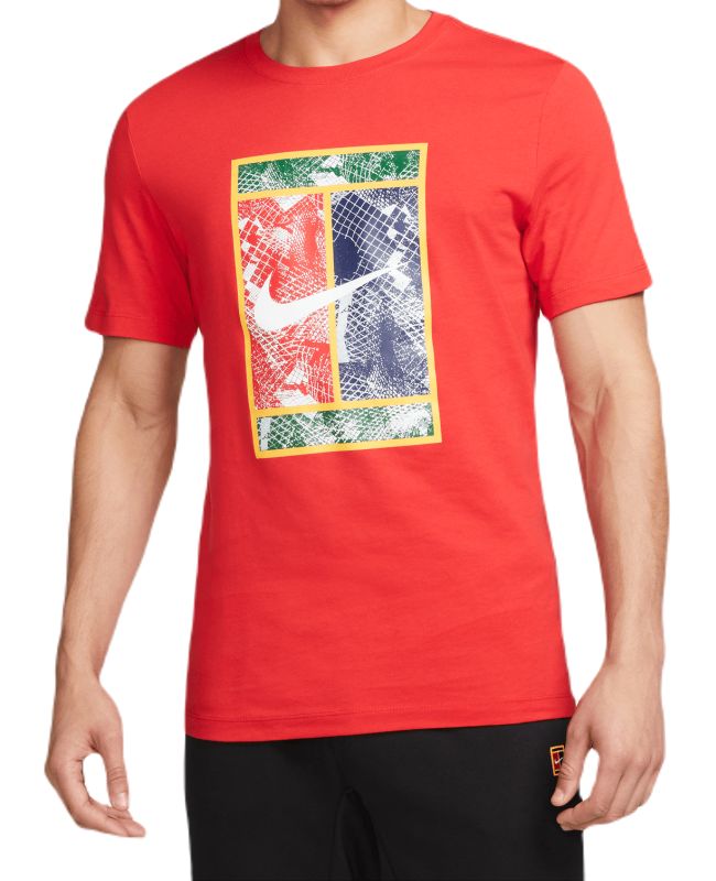Men's T-shirt Nike Court Tennis T-Shirt - university red, Tennis Zone
