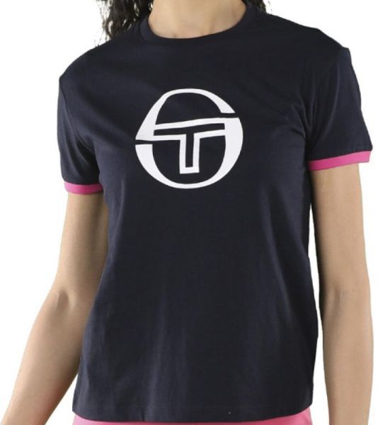 Damski T-shirt Sergio Tacchini Varda T-shirt - navy