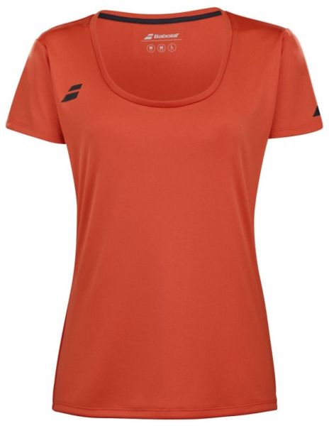 Dívčí trička Babolat Play Cap Sleeve Girl - Červený