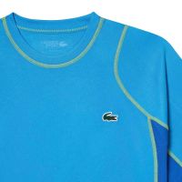 Ανδρικά Μπλουζάκι Lacoste Tennis T-Shirt in Tear Resistant Pique - blue/yellow Ανδρικά Μπλουζάκι Lacoste Tennis T-Shirt in Tear Resistant Pique - blue/yellow