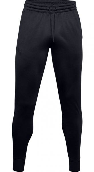 Męskie spodnie tenisowe Under Armour Men's Armour Fleece Joggers - black