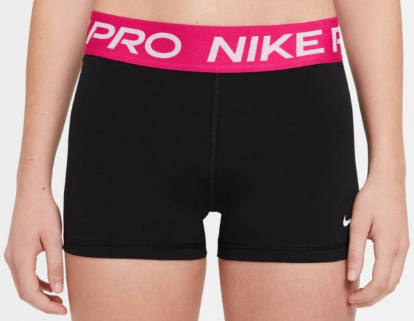  Nike Pro 365 Short 3in - black/fireberry/white