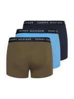 Sporta apakššorti vīriešiem Tommy Hilfiger Trunk 3P - army green/hybrid blue/desert sky Sporta apakššorti vīriešiem Tommy Hilfiger Trunk 3P - army green/hybrid blue/desert sky