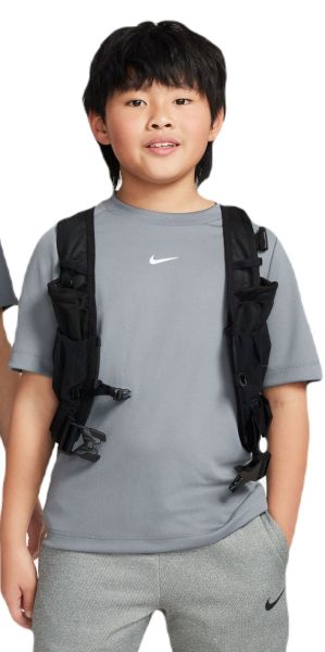 Тениска за момчета Nike Dri-Fit Multi+ Training Top - smoke grey/white