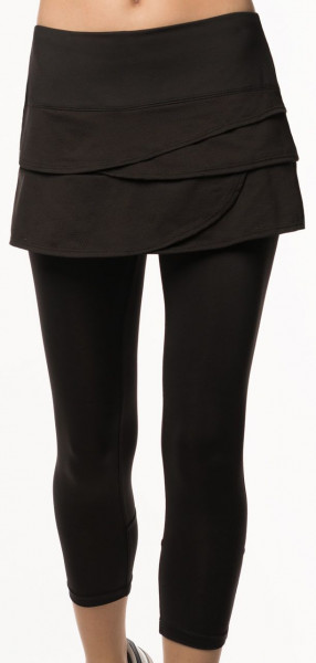 Dámská tenisová sukně Lucky in Love Scallop Skirt Capri Women - black