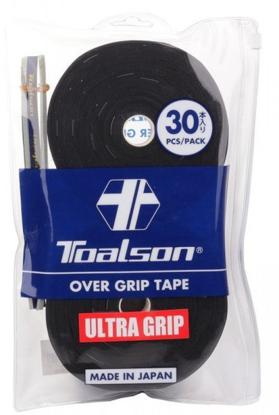 Owijki tenisowe Toalson UltraGrip 30P - black