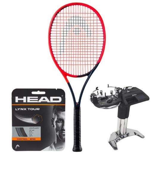 Ρακέτα τένις Head Radical Pro + xορδή + πλέξιμο ρακέτας