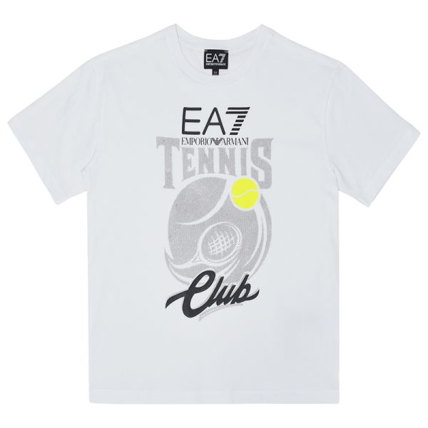 Tricouri băieți EA7 Boy Jersey T-Shirt - white
