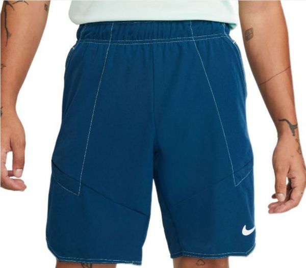 Meeste tennisešortsid Nike Court Dri-Fit Advantage Short 9in - valerian blue/white
