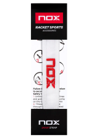Pasek do rakiety NOX SmartStrap Luxury - white/red