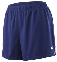 Shorts de tenis para mujer Wilson W Team 3.5 Short - blue depths