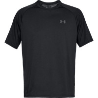 Herren Tennis-T-Shirt Under Armour Tech SS Tee 2.0 - black