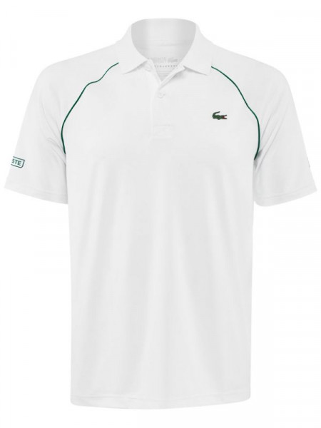  Lacoste Men's SPORT Novak Djokovic Breathable Ultra-Light Polo Shirt - white