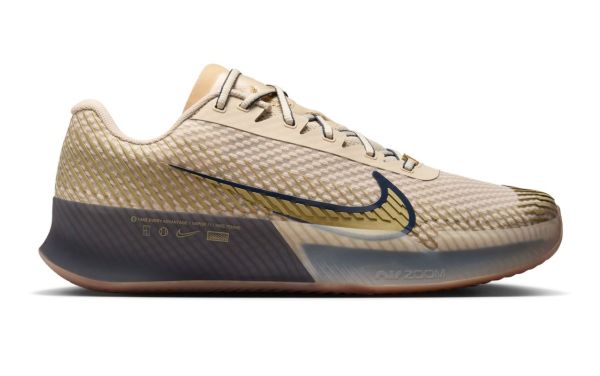 Pánská obuv  Nike Zoom Vapor 11 Clay Premium - Béžový, Modrý, Zlatý