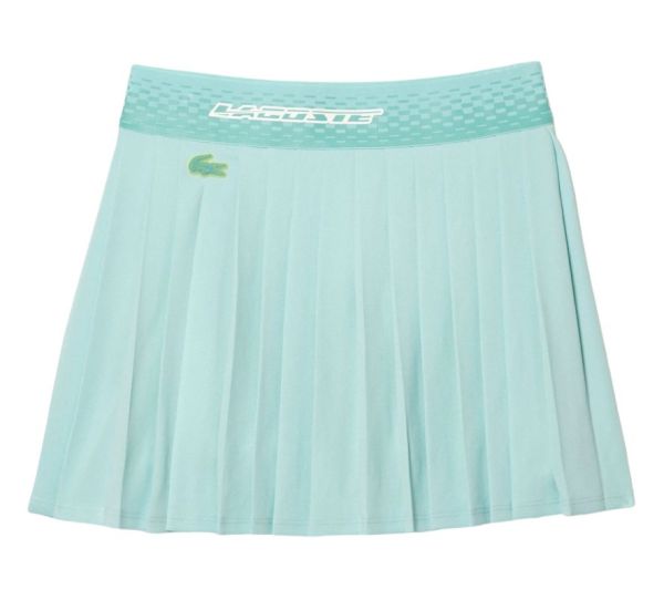 Jupes de tennis pour femmes Lacoste Tennis Pleated Skirts with Built-in Shorts - pastille mint
