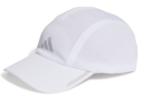 Berretto da tennis Adidas Running Mesh Cap Aeroready - white/reflective silver