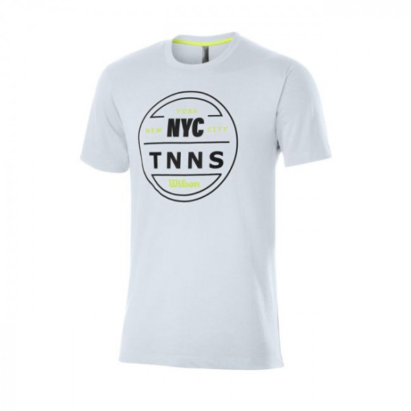  Wilson New York City Tennis Tech Tee M - white