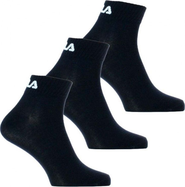 Ponožky Fila Quarter Plain Socks 3P - navy