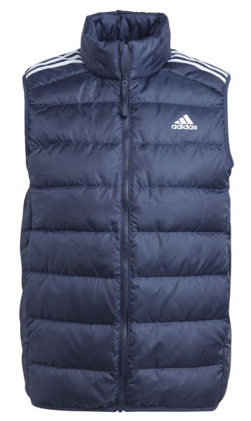 Gilet da tennis da uomo Adidas Essentials 3-Stripes Light Down - Blu