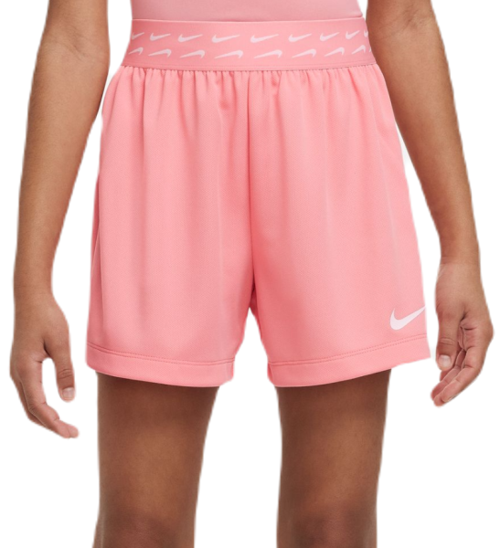 Lány rövidnadrág Nike Dri-Fit Trophy Training Shorts - coral chalk/white
