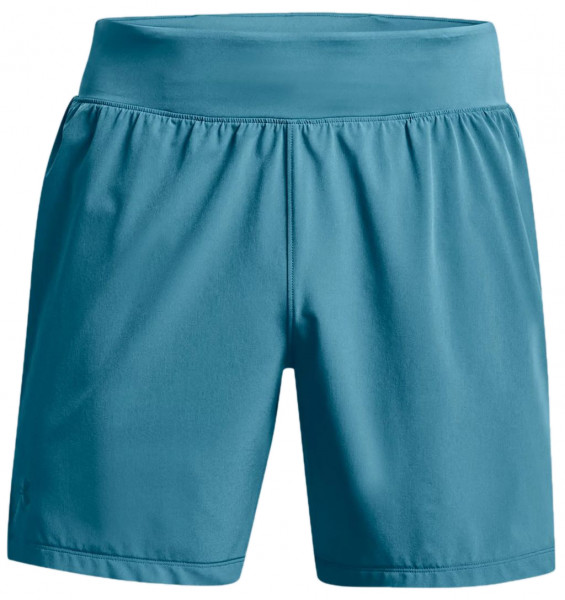 Pantaloncini da tennis da uomo Under Armour Men's Speedpocket 7'' Short - blue flannel/blue topaz