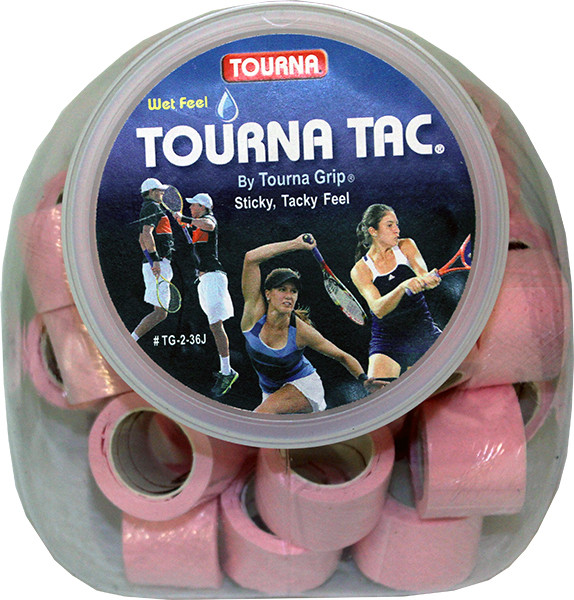 Viršutinės koto apvijos Tourna Tac Jar Display (36 vnt.) - pink