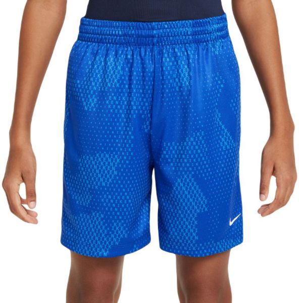 Pantaloncini per ragazzi Nike Kids Multi Dri-Fit Shorts - Bianco, Blu