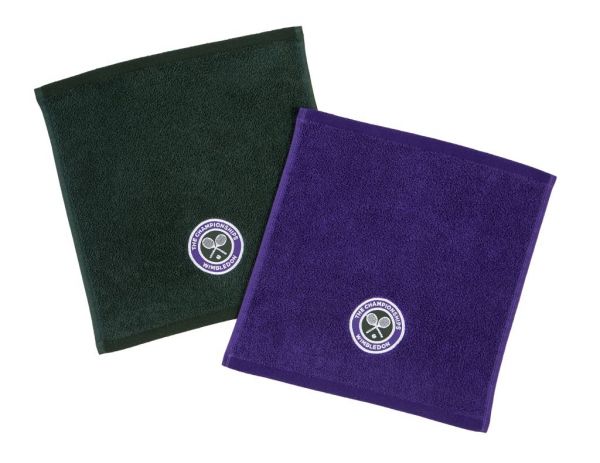 Tennishandtuch Wimbledon Face - green/purple