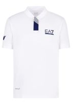 Polo de tennis pour hommes EA7 Man Jersey Jumper - white