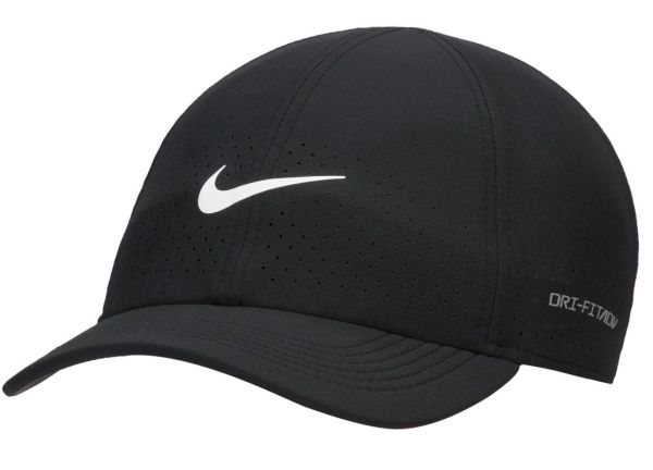 Tennismütze Nike Dri-Fit ADV Club Unstructured Tennis Cap - black/white
