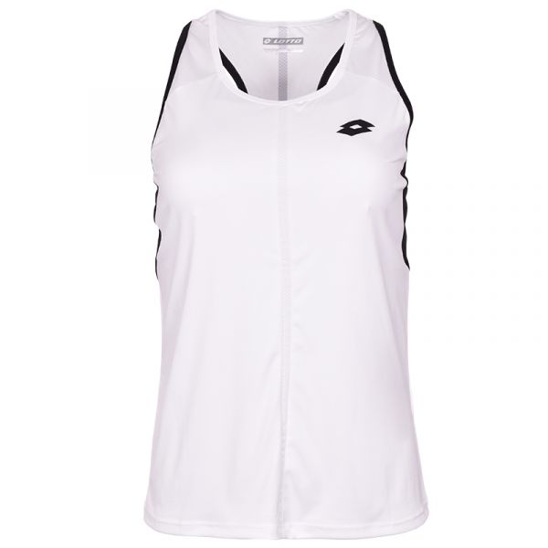 Damen Tennistop Lotto Top W IV Tank 1 - bright white/all black