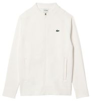 Herren Tennissweatshirt Lacoste Tennis x Novak Djokovic Sportsuit Jacket - white