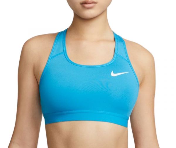 Dámske podprsenky Nike Dri-Fit Swoosh Band Bra Non Pad - laser blue/laser blue/white