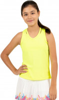 Koszulka dziewczęca Lucky in Love Core V-Neck Cutout Tank Girls - neon yellow