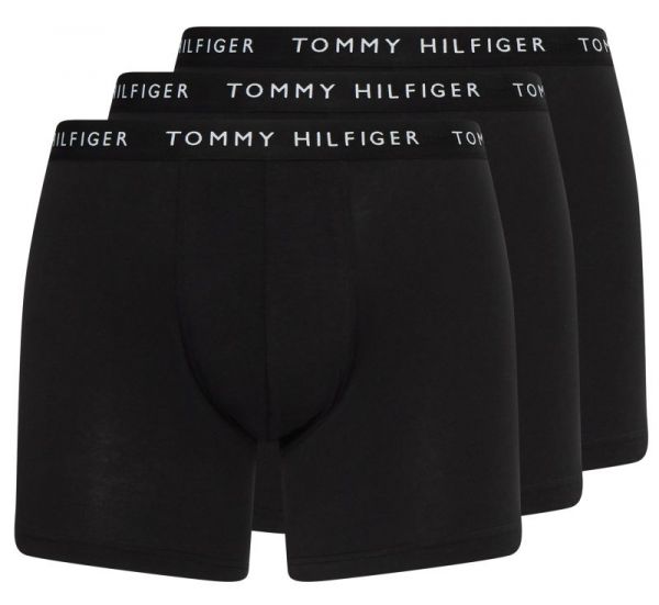 Męskie bokserki sportowe Tommy Hilfiger Boxer Brief 3P - black