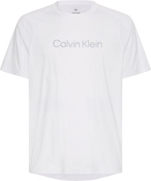 Herren Tennis-T-Shirt Calvin Klein SS T-shirt - bright white