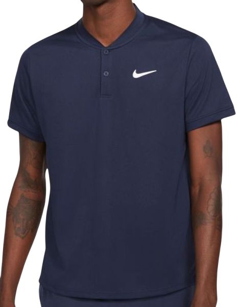 Polo marškinėliai vyrams Nike Court Dri-Fit Polo Blade - obsidian/white