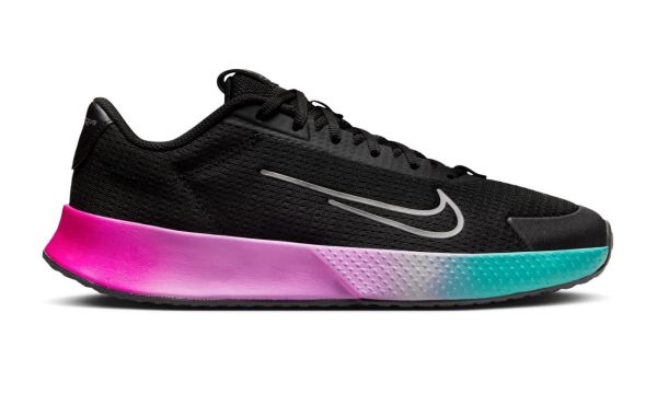 Vīriešiem tenisa apavi Nike Vapor Lite 2 Premium - black/metallic silver/deep jungle/metallic silver
