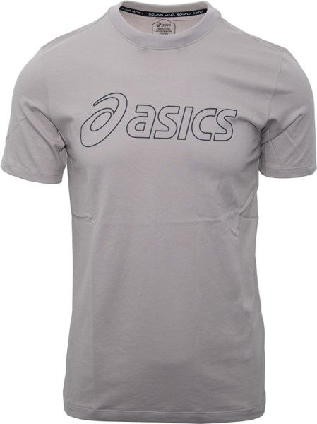 Pánske tričko Asics Logo Short Sleeve T-Shirt - moonrock/graphite grey