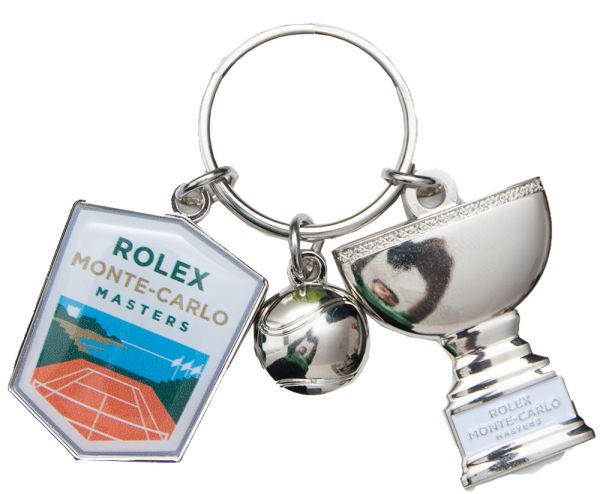 Kroužek na klíče Monte-Carlo Rolex Masters Logo Trio Keychain