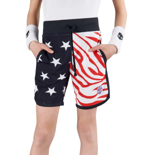 Pantaloncini per ragazzi Hydrogen Star Shorts - blue navy/red